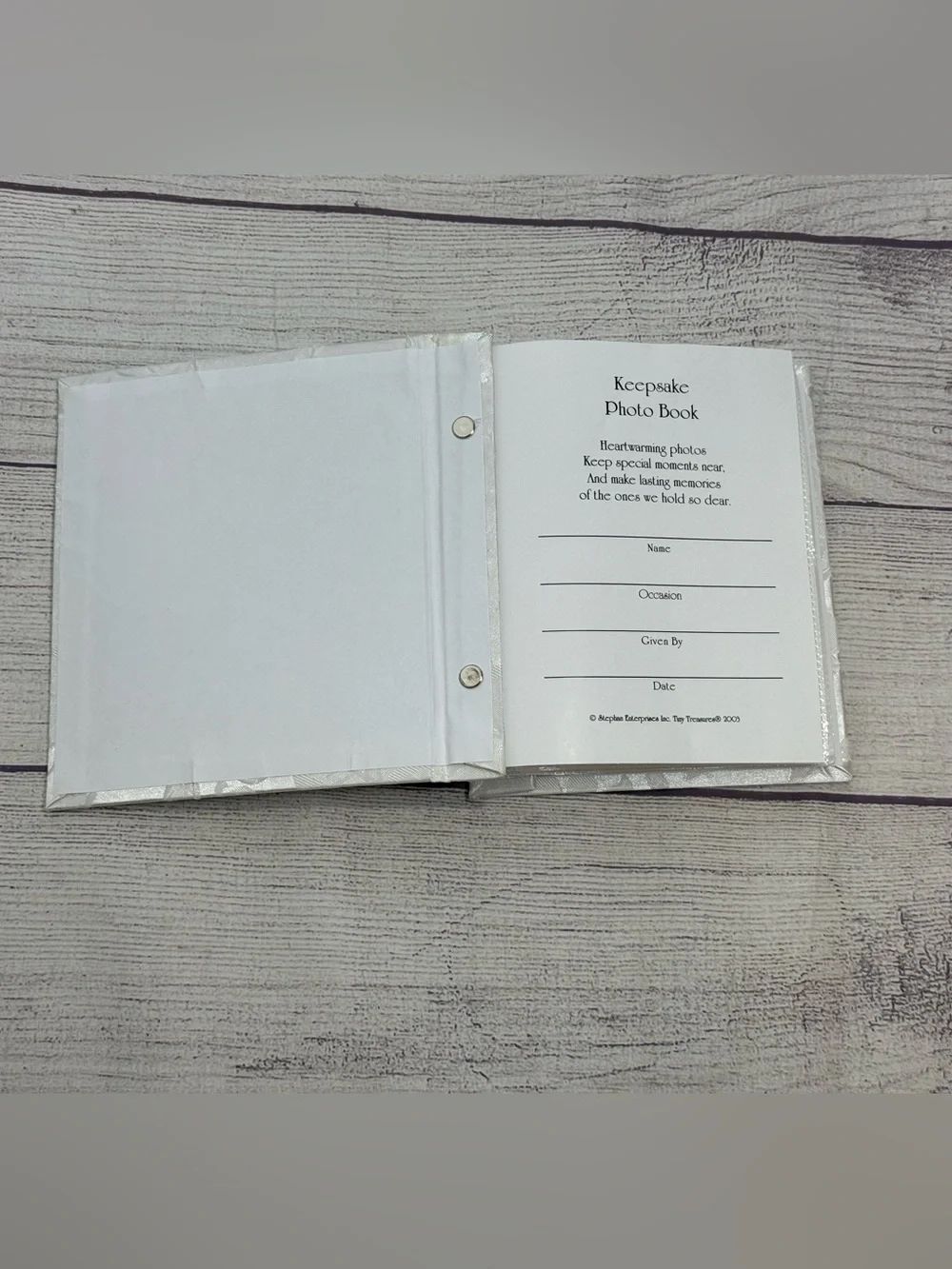 Tiny Treasures First Communion Keepsake Photo Album Holds 100 Photos